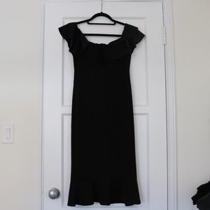 Black Ruffle Dress